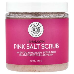 Pure Body Naturals, Himalayan Pink Salt Scrub, 12 oz (340 g)