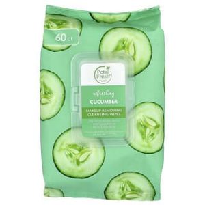 Petal Fresh, Makeup Removing Cleansing Wipes, Refreshing Cucumber, 60 Wipes