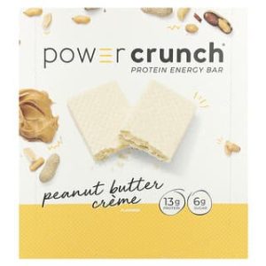 BNRG, Power CrunchĀ®, Protein Energy Bar, Peanut Butter Creme, 12 Bars, 1.4 oz (40 g) Each
