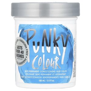 Punky Colour, Semi-Permanent Conditioning Hair Color, Lagoon Blue, 3.5 fl oz (100 ml)