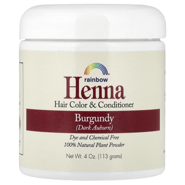 Rainbow Research, Henna, Hair Color and Conditioner, Burgundy (Dark Auburn), 4 oz (113 g)