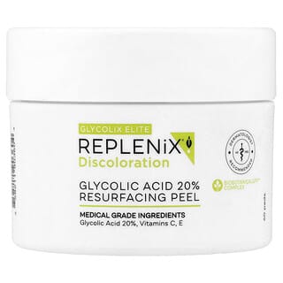Replenix, Discoloration, Glycolix Elite, Glycolic Acid 20% Resurfacing Peel, 60 Pads