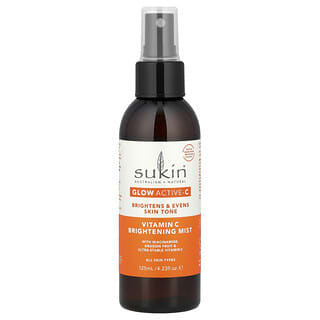 Sukin, Glow Active-C, Vitamin C Brightening Mist, All Skin Types, 4.23 fl oz (125 ml)