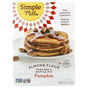 Simple Mills, Almond Flour Pancake & Waffle Mix, Pumpkin, 10.7 oz (303 g)
