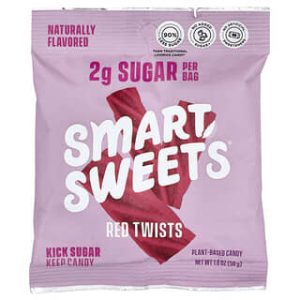 SmartSweets, Red Twists, Berry Punch, 1.8 oz (50 g)