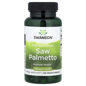 Swanson Vitamins, Full Spectrum® Saw Palmetto, 540 mg, 100 Vegan Capsules