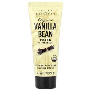 Taylor & Colledge, Organic Vanilla Bean Paste With Seeds, 1.7 oz (50 g)
