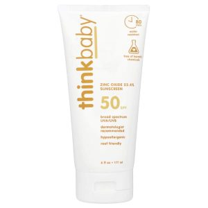 think, Thinkbaby®, Zinc Oxide Sunscreen, SPF 50, 6 fl oz (177 ml)