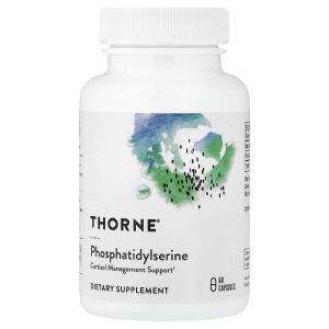 Thorne, Phosphatidylserine, 60 Capsules (100 mg per Capsule)
