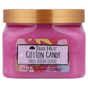 Tree Hut, Shea Sugar Scrub, Cotton Candy, 18 oz (510 g)
