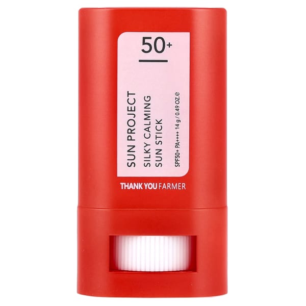 Thank You Farmer, Sun Project, Silky Calming Sun Stick, SPF 50+ PA++++, 0.49 oz (14 g)