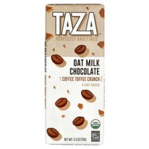 Taza Chocolate, Oat Milk Chocolate, Coffee Toffee Crunch, 2.5 oz (70 g)