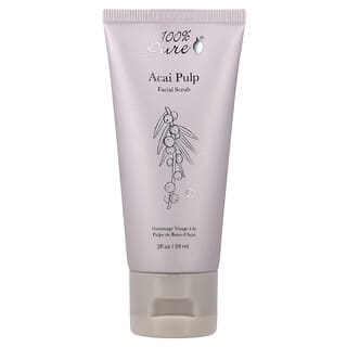 100% Pure, Acai Pulp Facial Scrub, 2 fl oz (59 ml)