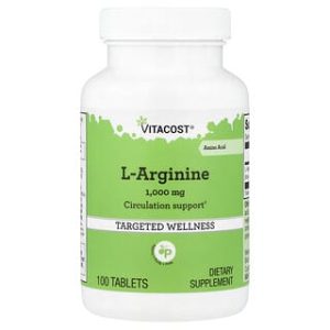 Vitacost, L-Arginine, 1,000 mg, 100 Tablets