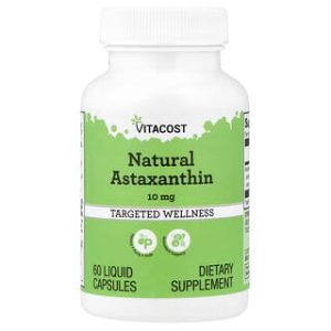 Vitacost, Natural Astaxanthin, 10 mg, 60 Liquid Capsules