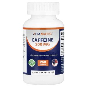 Vitamatic, Caffeine, 200 mg, 250 Tablets