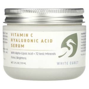 White Egret, Vitamin C Hyaluronic Acid Serum, 2 fl oz (59 ml)
