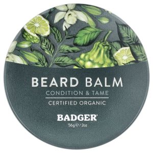 Badger, Beard Balm, Vanilla & Bergamot , 2 oz (56 g)