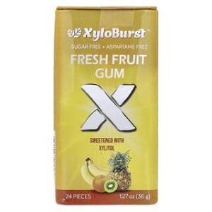 Xyloburst, Xylitol Gum, Fresh Fruit, 24 Pieces, 1.27 oz (36 g)