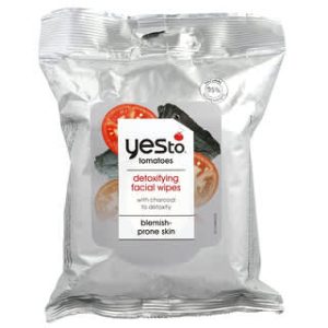 Yes To, Detoxifying Facial Wipes, Blemish-Prone Skin, Tomatoes With Charcoal, 30 Wipes