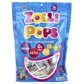 Zollipops, The Clean Teeth PopsĀ®, Delicious Fruit, Approx. 23-25 Pops, 5.2 oz (142 g)